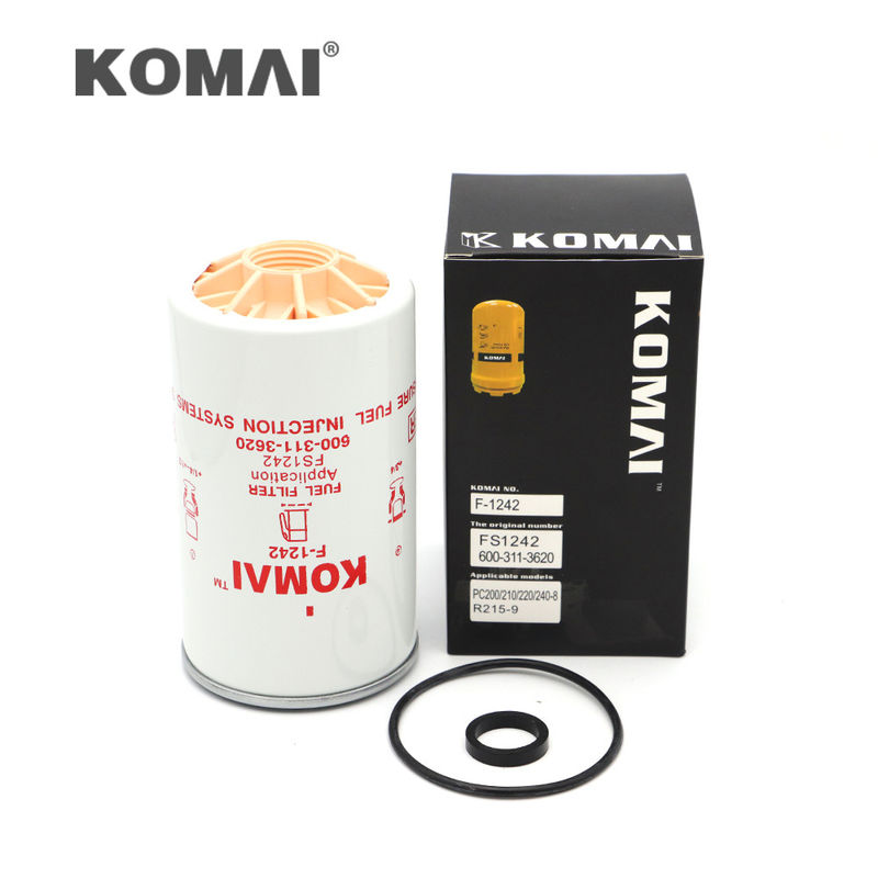 Heavy Equipment Komai Filter Diesel Engine Parts 600-311-3620 For PC220-8